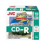 JVC CD-R Photo Grade Printable 700MB 52x, 10ks box - Médium