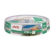 JVC CD-R Photo Grade Printable 700MB 52x, 10ks spindle box - Médium