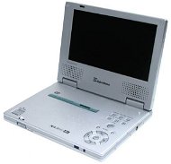 CYBERHOME LDV-710 přenosný DVD přehrávač se 7" displejem - stříbrný (silver) + brašna - -