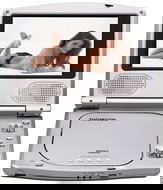 THOMSON DTH615 stříbrný (silver) přenosný DVD, DivX, MP3, WMA, CD, JPEG přehrávač, 7" LCD, repro, DO - -