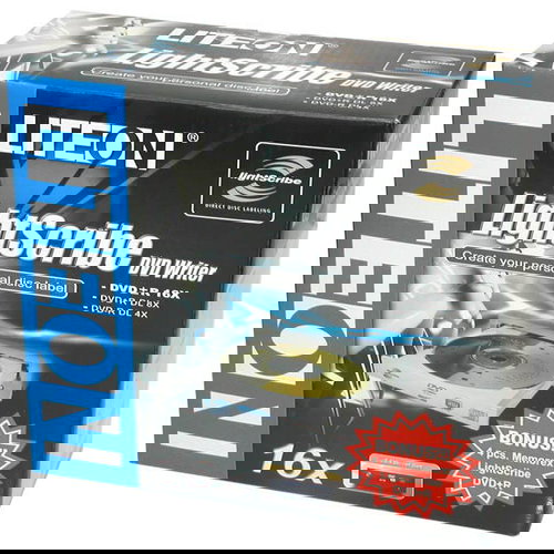 Lite-On SHW-16H5S-02C - DVD±R 16x, DVD+R9 8x, DVD-R DL 4x, DVD+RW 8x, DVD-RW 6x, LightScribe, retail - DVD Burner - Main image