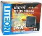 Lite-On SOHW-1673SX černá (black) - DVD±R 16x, DVD+R9 4x, DVD+RW 8x, DVD-RW 6x, externí USB2.0 retai - DVD Burner