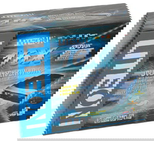 Lite-On SOHW-1673SU-02C EZ-DUB černá (black) - DVD±R 16x, DVD+R9 4x, DVD+RW 8x, DVD-RW 6x, externí U - DVD Burner - Main image