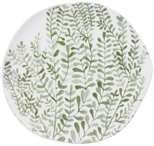 GLASSOR Dessert Plate with Ferns - Plate - Main image