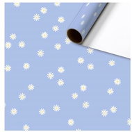 Balicí papír fialový s kopretinami - Dárkový balící papír