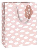 Dárková taška s mráčky BABY GIRL - Dárková taška