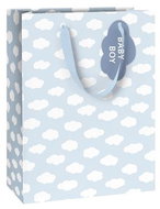 Dárková tašky s mráčky BABY BOY - Dárková taška