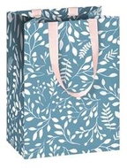 Dárková taštička kapradí modrozelená - Dárková taška
