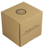 Krabička hnědá na baňku 8 až 10 cm - Dárková krabička