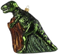 Skleněný dinosaurus Rex - Vánoční ozdoby