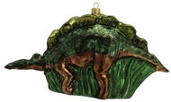 Skleněný stegosaurus - Vánoční ozdoby