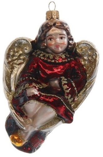 Vánoční anděl vínový - Vánoční ozdoby - Main image