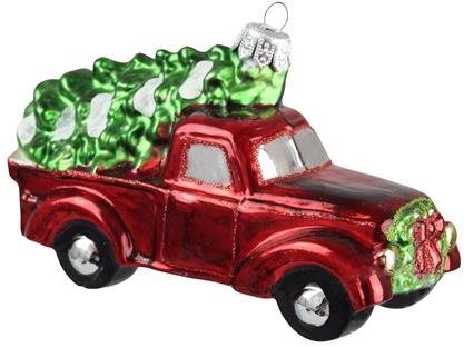 Auto nákladní se stromkem - Vánoční ozdoby - Main image