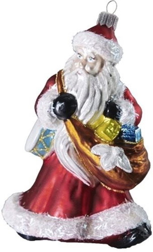 Vánoční figurka Santa s bubínkem - Vánoční ozdoby - Main image