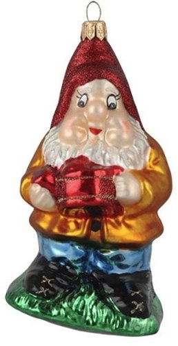 Vánoční figurka trpaslík s konvičkou - Vánoční ozdoby - Main image