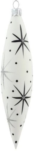 Vánoční raketa bílá hvězdy - Vánoční ozdoby - Main image