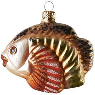 Skleněná ryba krémová - Vánoční ozdoby