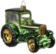 Vánoční dekorace traktor zelený - Vánoční ozdoby