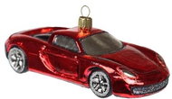 Auto sporťák červený - Vánoční ozdoby