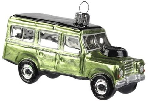 Auto terénní zelené pneumatika - Vánoční ozdoby - Main image