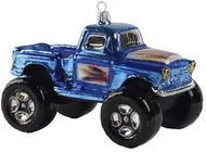 Vánoční dekorace monster Truck modrý - Vánoční ozdoby