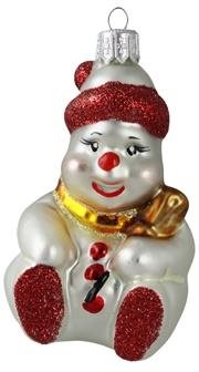 Sněhulák s koštětem - Vánoční ozdoby - Hlavní obrázek