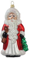 Santa se stromkem a pytlem - Vánoční ozdoby