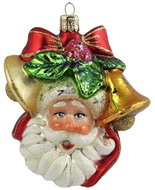 Vánoční figurka Santa s rolničkami - Vánoční ozdoby