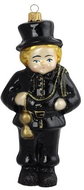 Skleněná figurka kominíček - Vánoční ozdoby