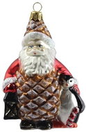 Santa šiška s tučňákem - Vánoční ozdoby