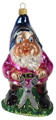 Vánoční figurka trpaslík s nůžkami - Vánoční ozdoby - Main image
