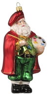 Skleněná figurka malíř - Vánoční ozdoby