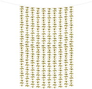 Golden floral curtain - Garland