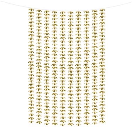 Golden floral curtain - Garland - Main image