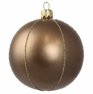 Vánoční baňka hnědý bronz - Vánoční ozdoby