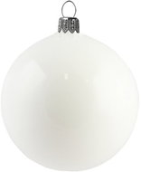 Skleněná koule bílý porcelán - Vánoční ozdoby