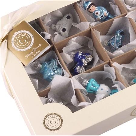 Set 12 mini ozdob pro kluky - Vánoční ozdoby - Main image