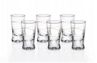 Glasmark Set of 6 vodka shots with gold spiral - 25ml - Glass