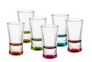 Glasmark Set of 6 coloured vodka shots - 25ml - Glass