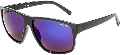 GLASSA Sunglasses G 1828 black/blue glass - Sunglasses - Main image