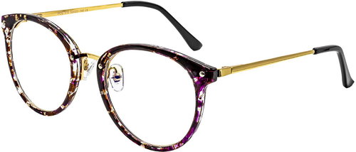 GLASSA Reading glasses G 253, +3,50 dio, burgundy-gold - Glasses - Main image