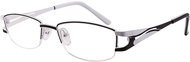 GLASSA G 1215 distance glasses - 1,00 dio, black/white - Glasses