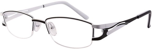 GLASSA G 1215 distance glasses - 1,00 dio, black/white - Glasses - Main image