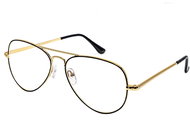 GLASSA Distance glasses G 1251 - 0,50 dio, black/gold - Glasses