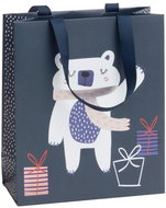 STEWO Gift bag - blue with teddy bear, 21 × 18 × 8 cm - Gift Bag