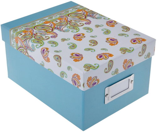 Goldbuch Photo box Paisley blue - Archive Box - Main image