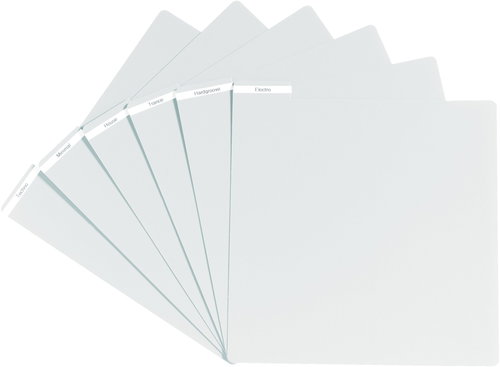 GLORIOUS PVC Vinyl Divider white - Vinyl-Hüllen - Hauptbild
