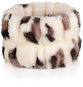 GloryStyles Náramky/potítka na mytí obličeje, leopardí - Odličovací tampony