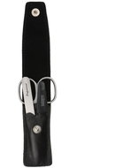 Globos Travel leather manicure set 105-86 black - Manicure Set
