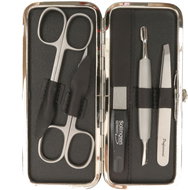 Globos Dámská kožená sada na manikúru 1321-86 černá - Manicure Set